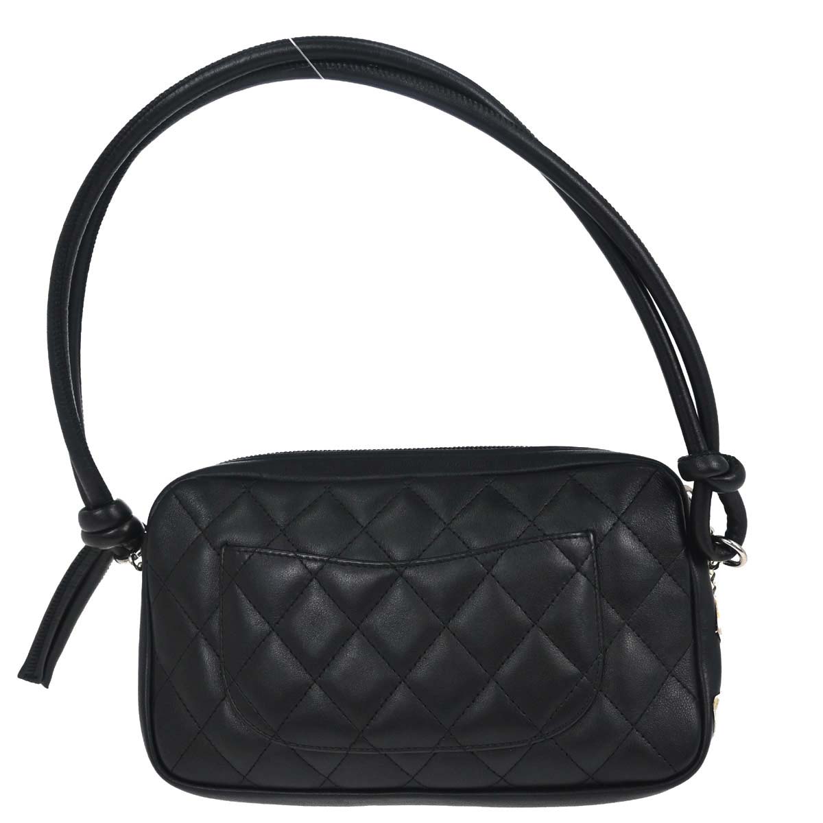 Chanel 2005-2006 Black Calfskin Cambon Ligne Handbag