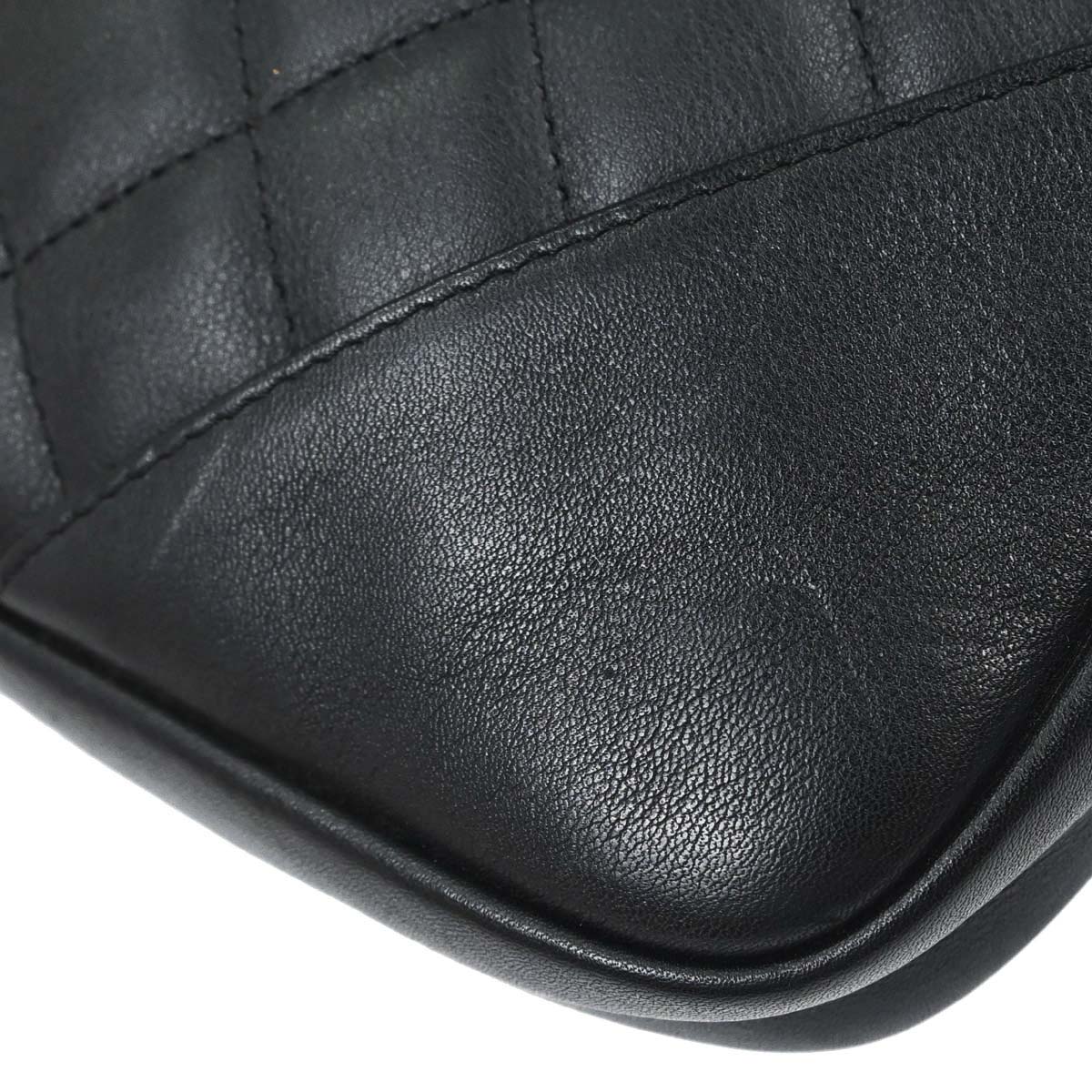 Chanel 2005-2006 Black Calfskin Cambon Ligne Handbag
