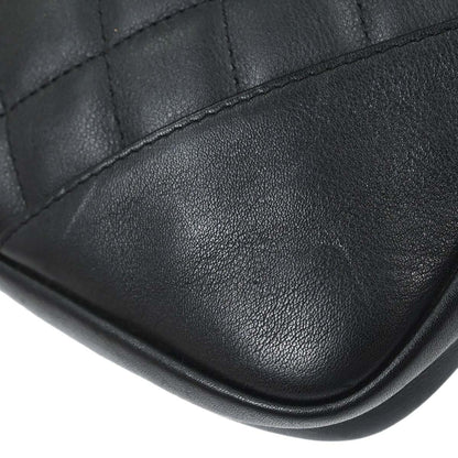 Chanel 2005-2006 Black Calfskin Cambon Ligne Handbag