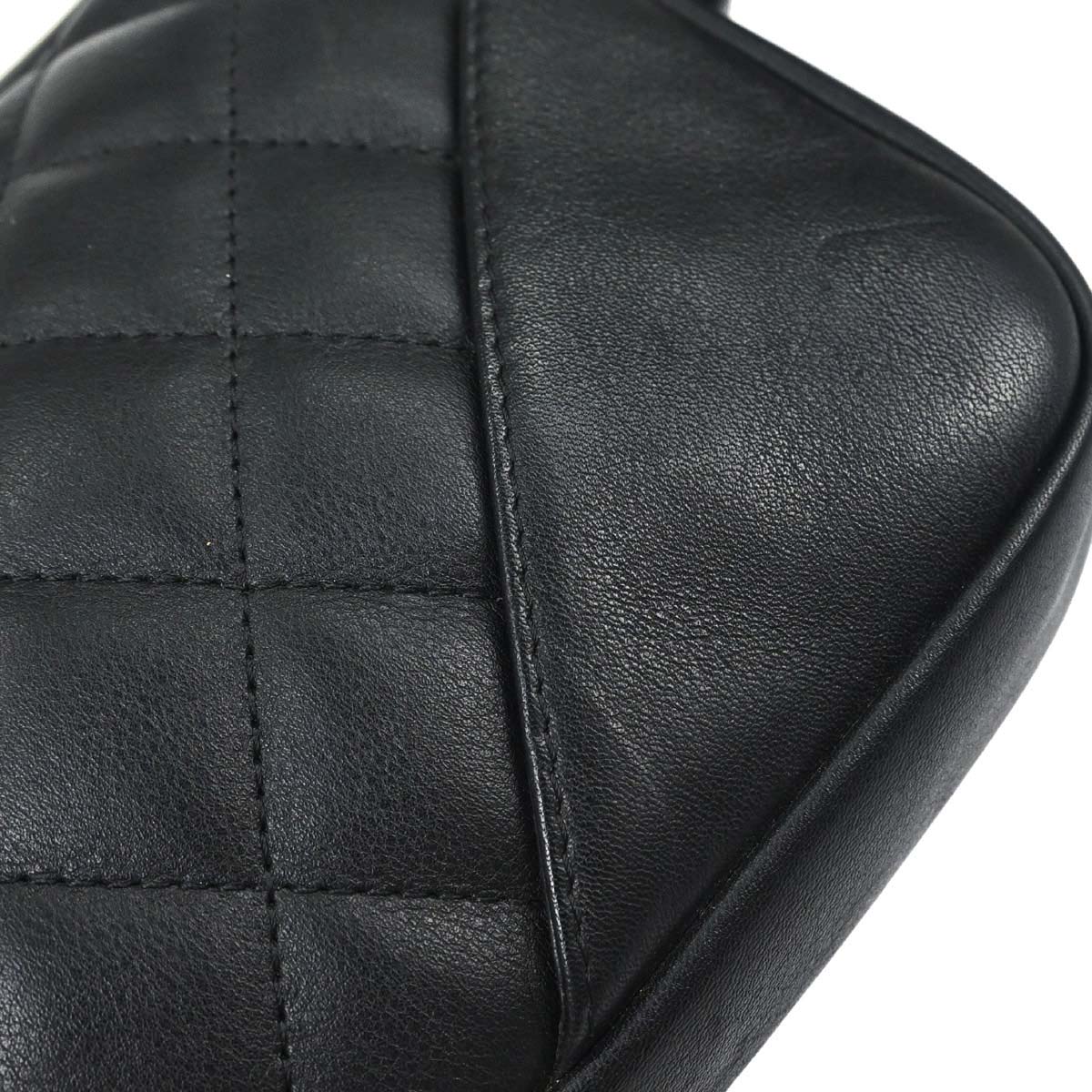 Chanel 2005-2006 Black Calfskin Cambon Ligne Handbag