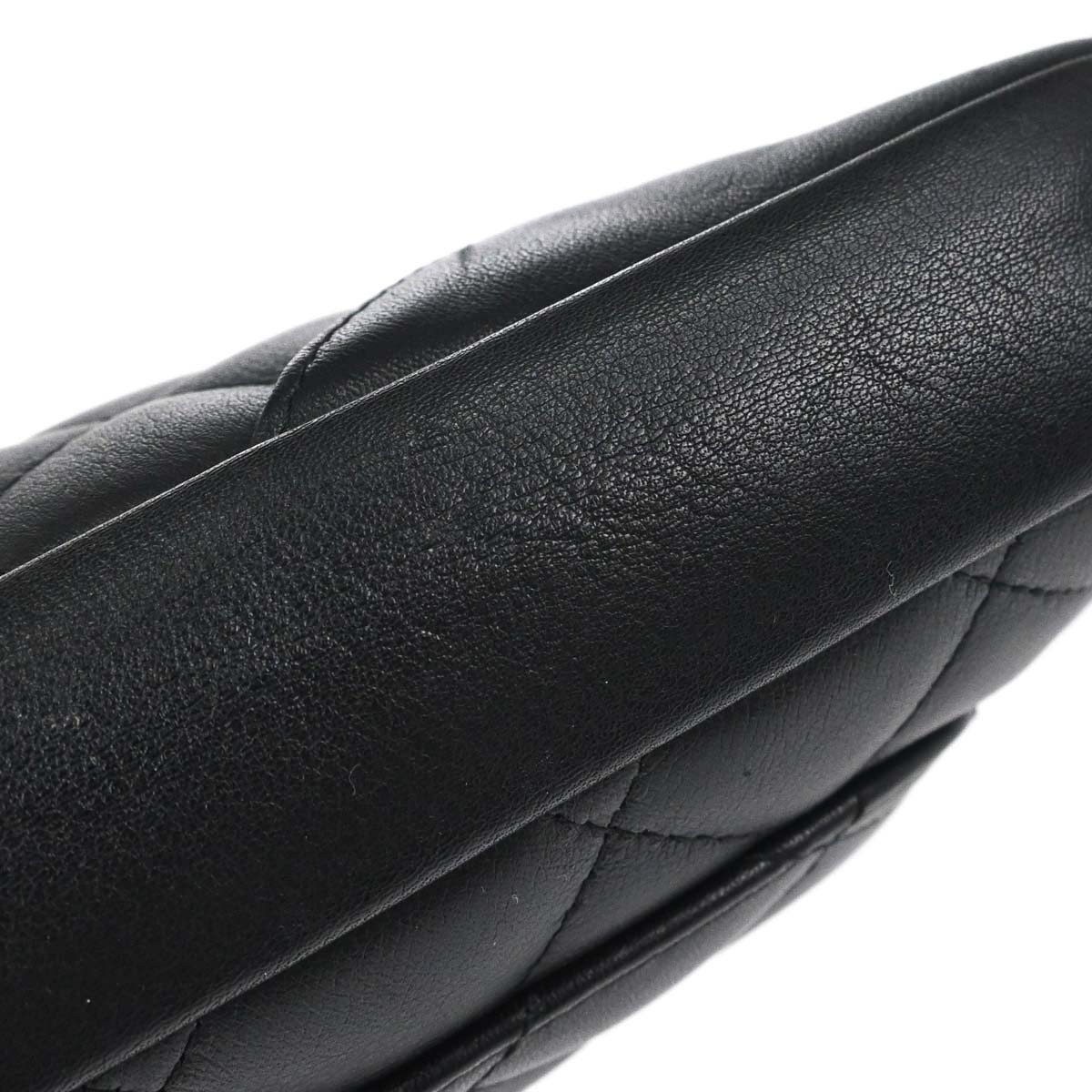 Chanel 2005-2006 Black Calfskin Cambon Ligne Handbag