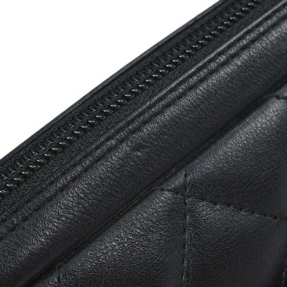 Chanel 2005-2006 Black Calfskin Cambon Ligne Handbag