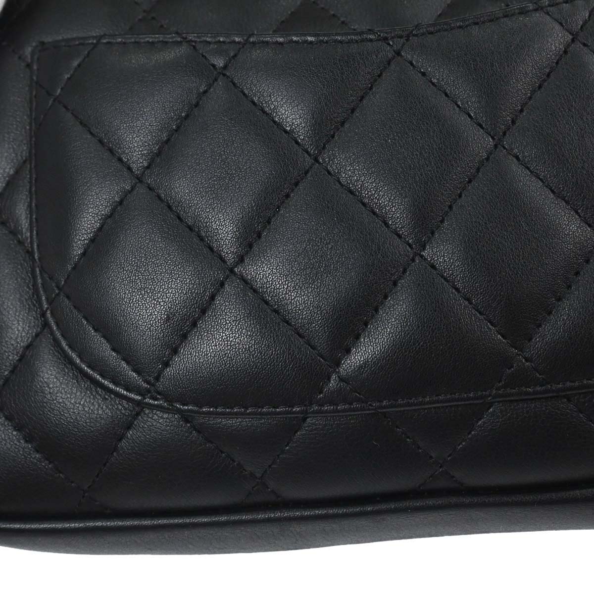 Chanel 2005-2006 Black Calfskin Cambon Ligne Handbag
