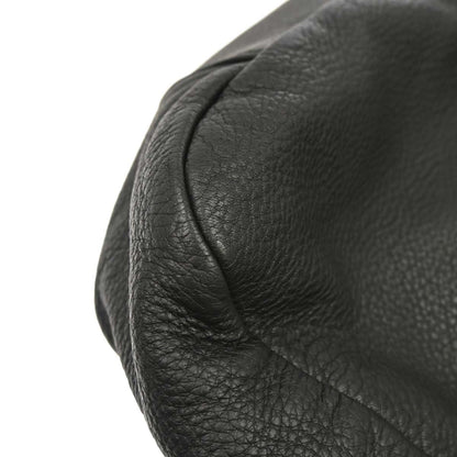 Chanel 2002-2003 Black Deerskin CC Dice Tote Handbag