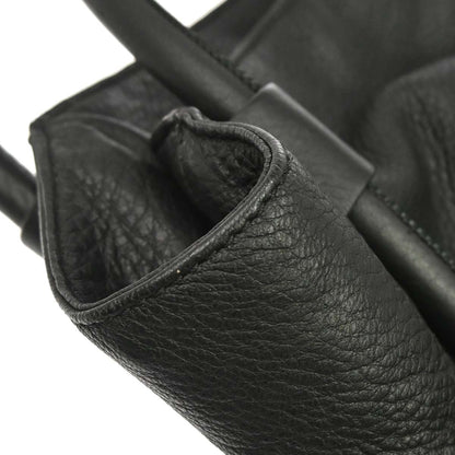 Chanel 2002-2003 Black Deerskin CC Dice Tote Handbag