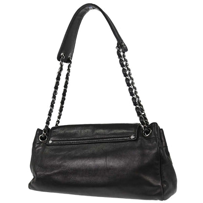 Chanel 2005-2006 Black Lambskin Rock 'n Chic Accordion Flap Handbag