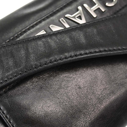 Chanel 2005-2006 Black Lambskin Rock 'n Chic Accordion Flap Handbag
