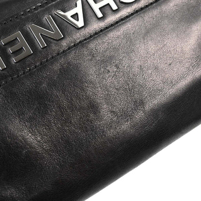 Chanel 2005-2006 Black Lambskin Rock 'n Chic Accordion Flap Handbag