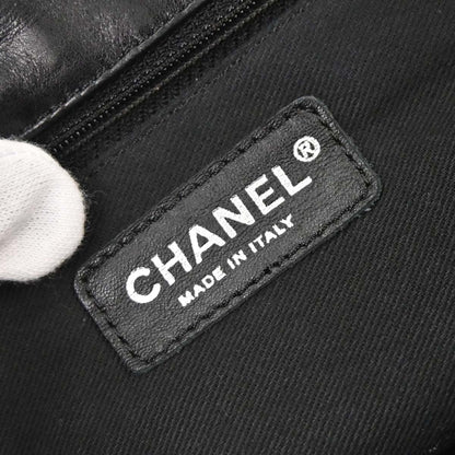 Chanel 2005-2006 Black Lambskin Rock 'n Chic Accordion Flap Handbag