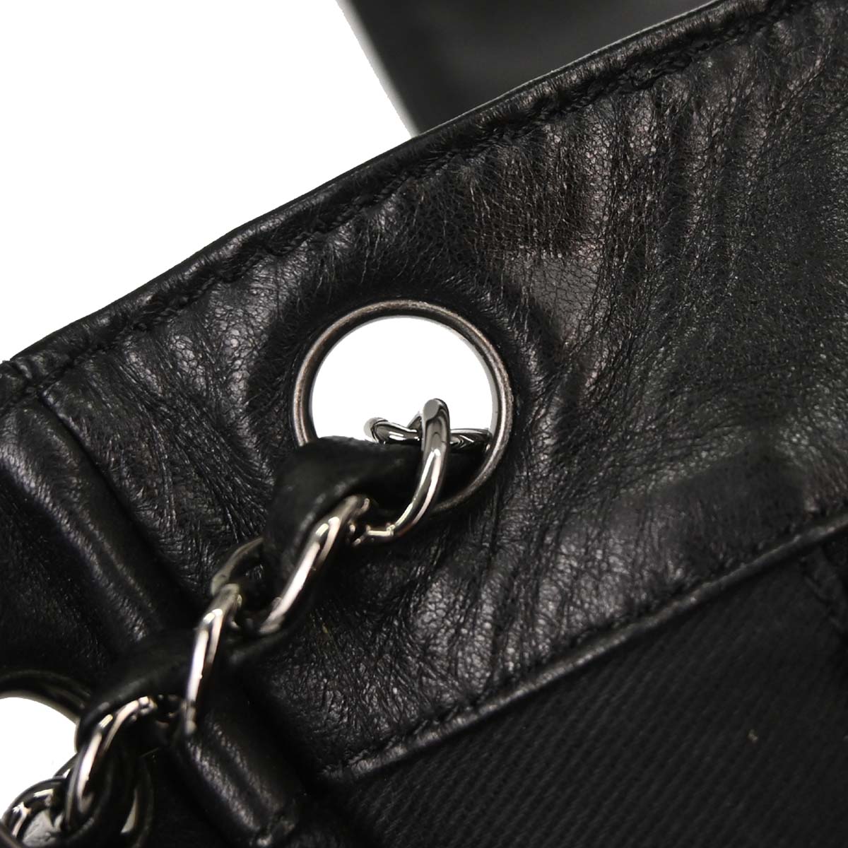 Chanel 2005-2006 Black Lambskin Rock 'n Chic Accordion Flap Handbag