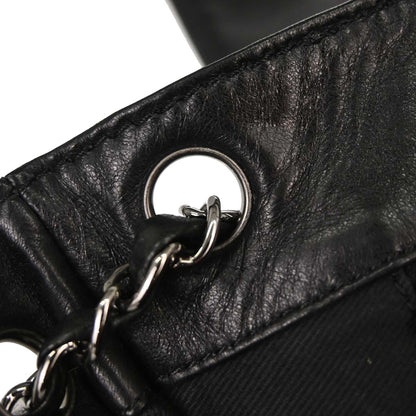 Chanel 2005-2006 Black Lambskin Rock 'n Chic Accordion Flap Handbag