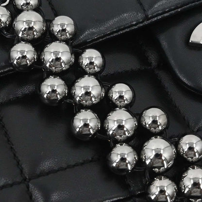 Chanel Black Lambskin Choco Bar East West Handbag