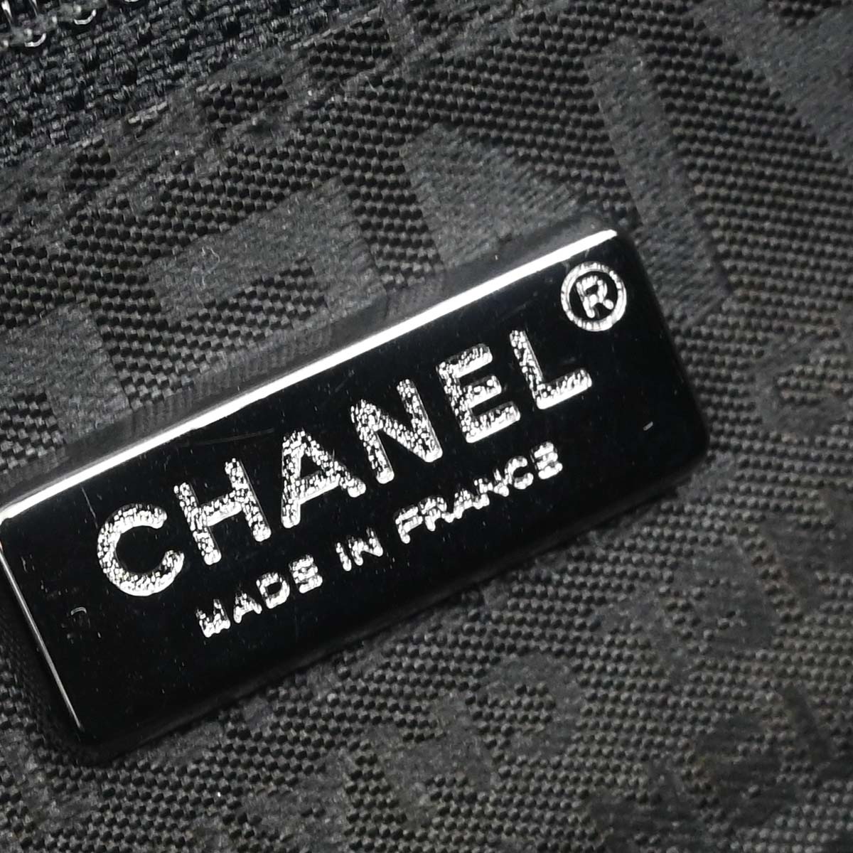 Chanel Black Lambskin Choco Bar East West Handbag