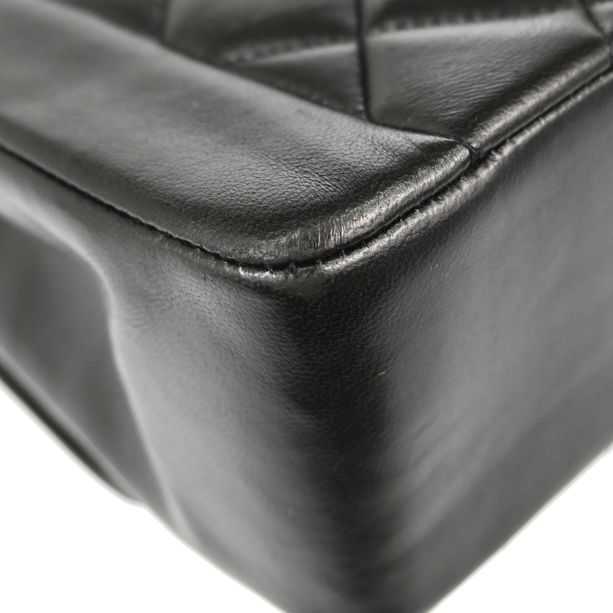 Chanel Black Lambskin Medium Diana Shoulder Bag