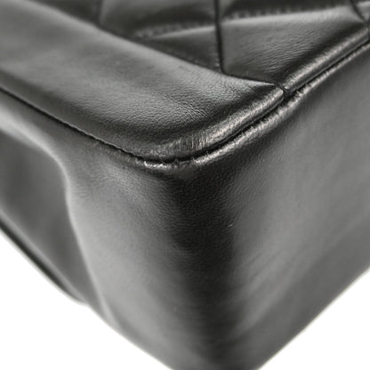 Chanel Black Lambskin Medium Diana Shoulder Bag