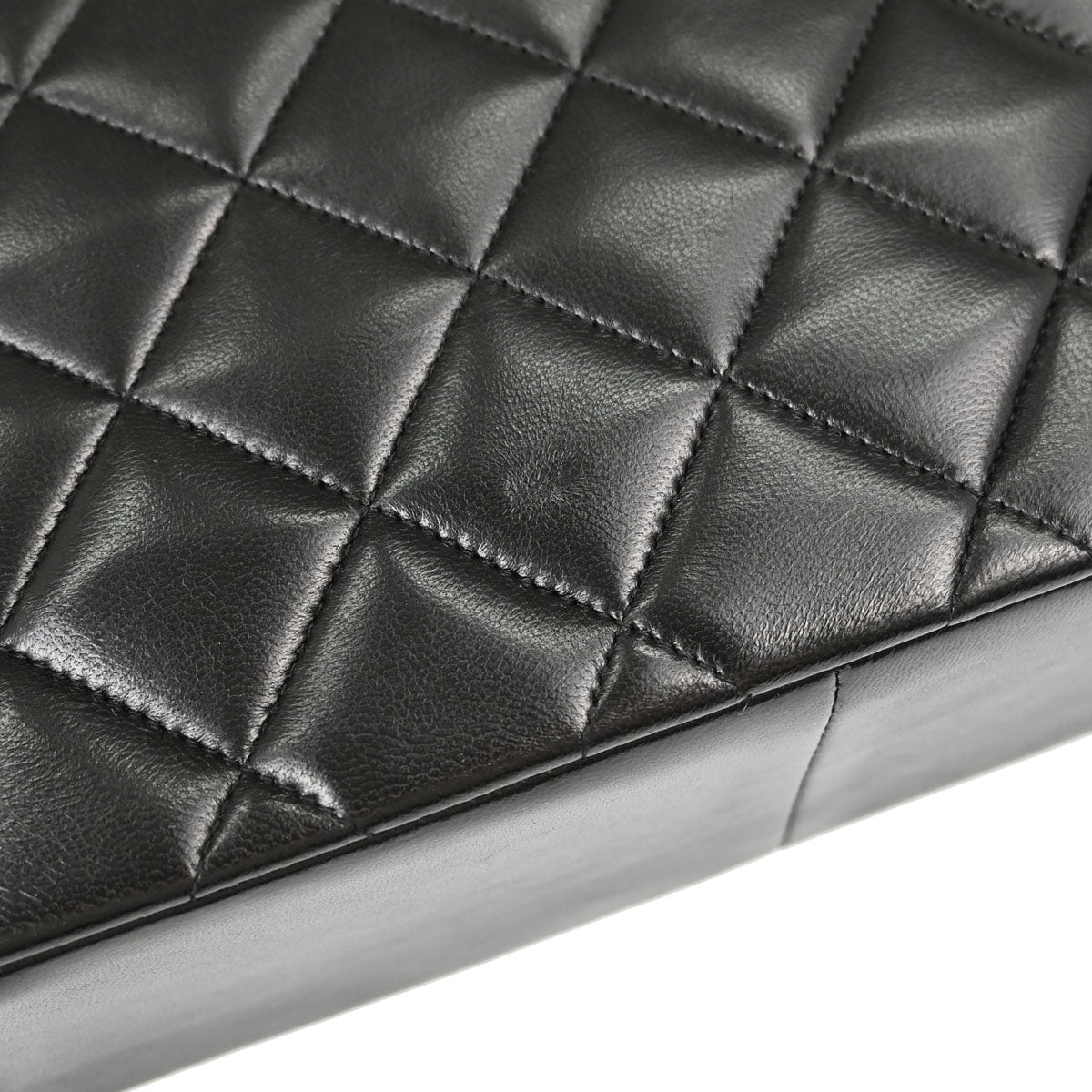 Chanel Black Lambskin Medium Diana Shoulder Bag
