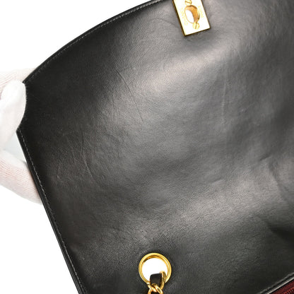 Chanel Black Lambskin Medium Diana Shoulder Bag