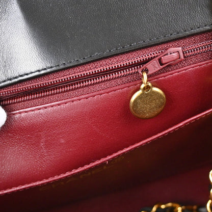 Chanel Black Lambskin Medium Diana Shoulder Bag
