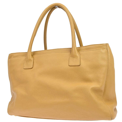 Chanel 2005-2006 Beige Calfskin Executive Cerf Tote Bag