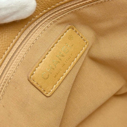 Chanel 2005-2006 Beige Calfskin Executive Cerf Tote Bag