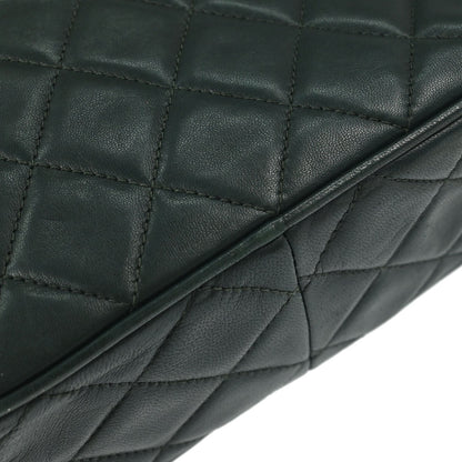 Chanel 1991-1994 Green Lambskin Camera Bag Mini
