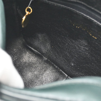 Chanel 1991-1994 Green Lambskin Camera Bag Mini