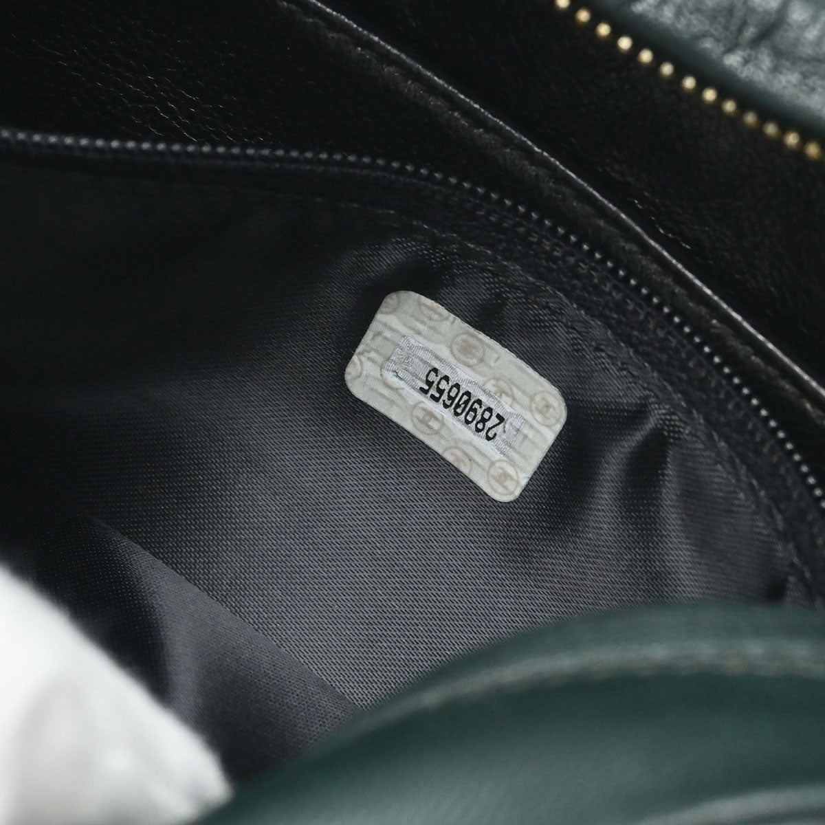 Chanel 1991-1994 Green Lambskin Camera Bag Mini