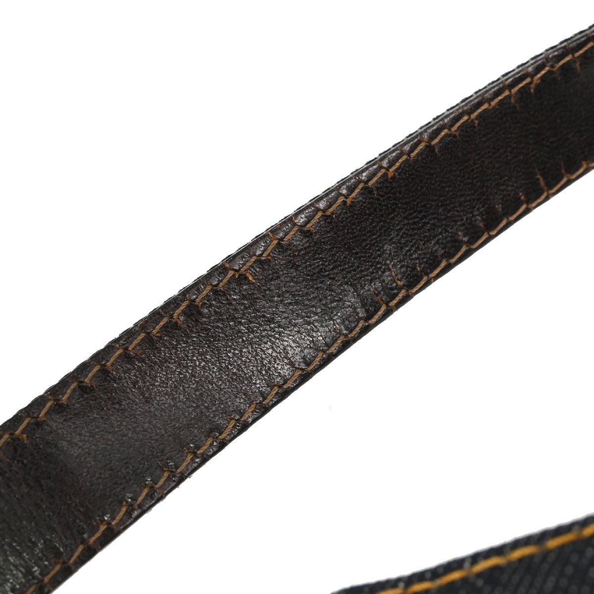 Fendi Navy Denim Baguette Handbag