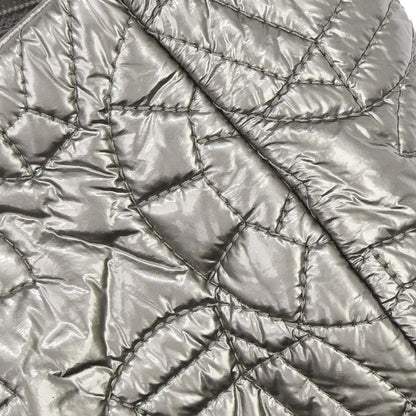 Chanel 2008-2009 Silver PVC Graphic Edge Flap Shoulder Bag