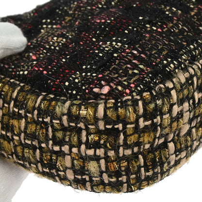 Chanel 2014-2015 Brown Tweed Paris-Dallas Camera Bag Large Shoulder Bag