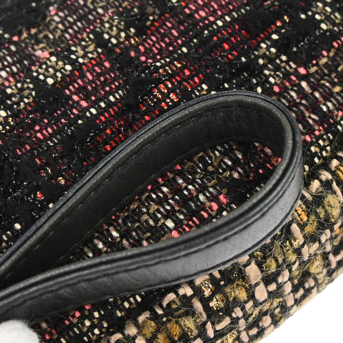 Chanel 2014-2015 Brown Tweed Paris-Dallas Camera Bag Large Shoulder Bag