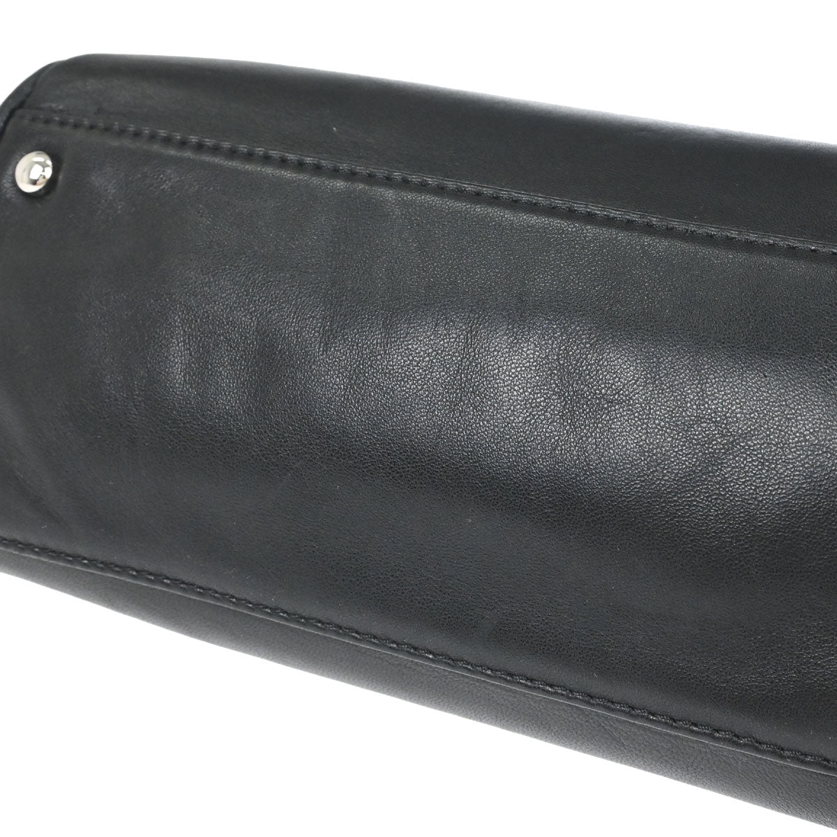 Chanel 2008-2009 Black Lambskin Accordion Flap Shoulder Bag