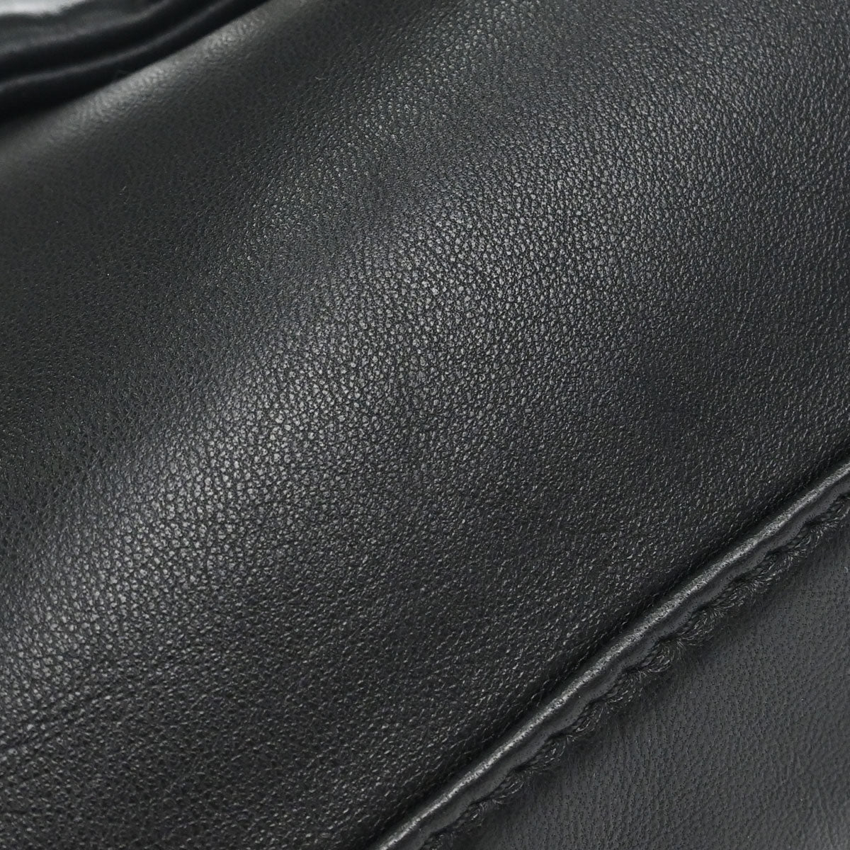 Chanel 2008-2009 Black Lambskin Accordion Flap Shoulder Bag