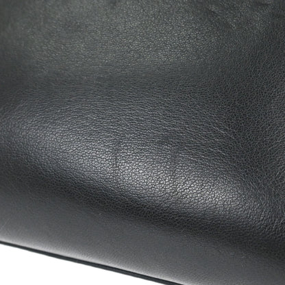 Chanel 2008-2009 Black Lambskin Accordion Flap Shoulder Bag