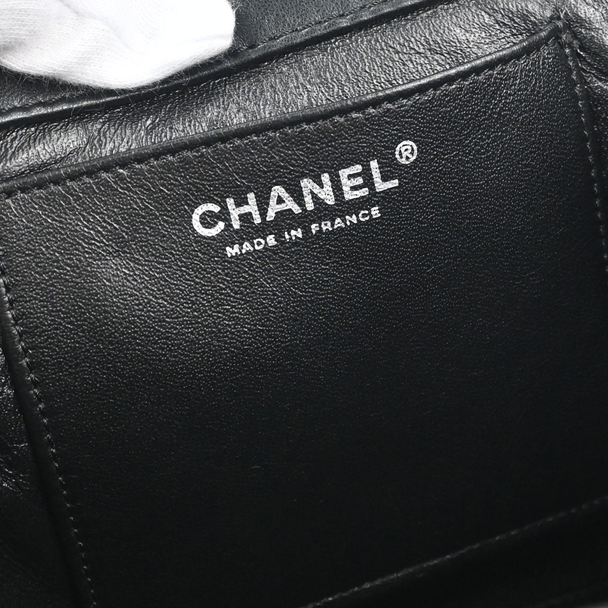 Chanel 2008-2009 Black Lambskin Accordion Flap Shoulder Bag
