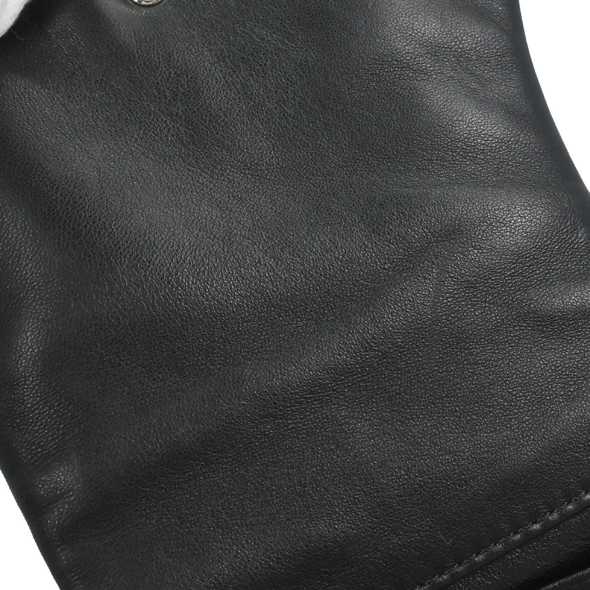 Chanel 2008-2009 Black Lambskin Accordion Flap Shoulder Bag