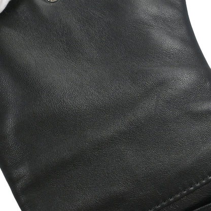 Chanel 2008-2009 Black Lambskin Accordion Flap Shoulder Bag