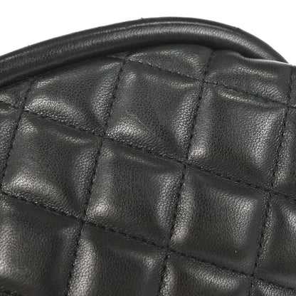 Chanel 2010-2011 Black Lambskin Clutch Bag