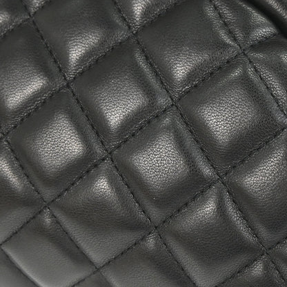 Chanel 2010-2011 Black Lambskin Clutch Bag