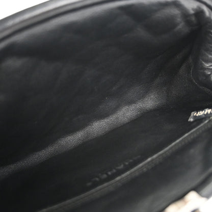 Chanel 2010-2011 Black Lambskin Clutch Bag