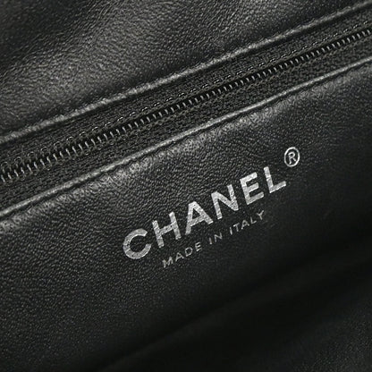 Chanel 2010-2011 Black Lambskin Clutch Bag