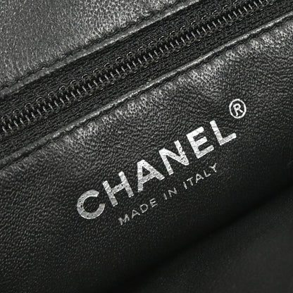 Chanel 2010-2011 Black Lambskin Clutch Bag