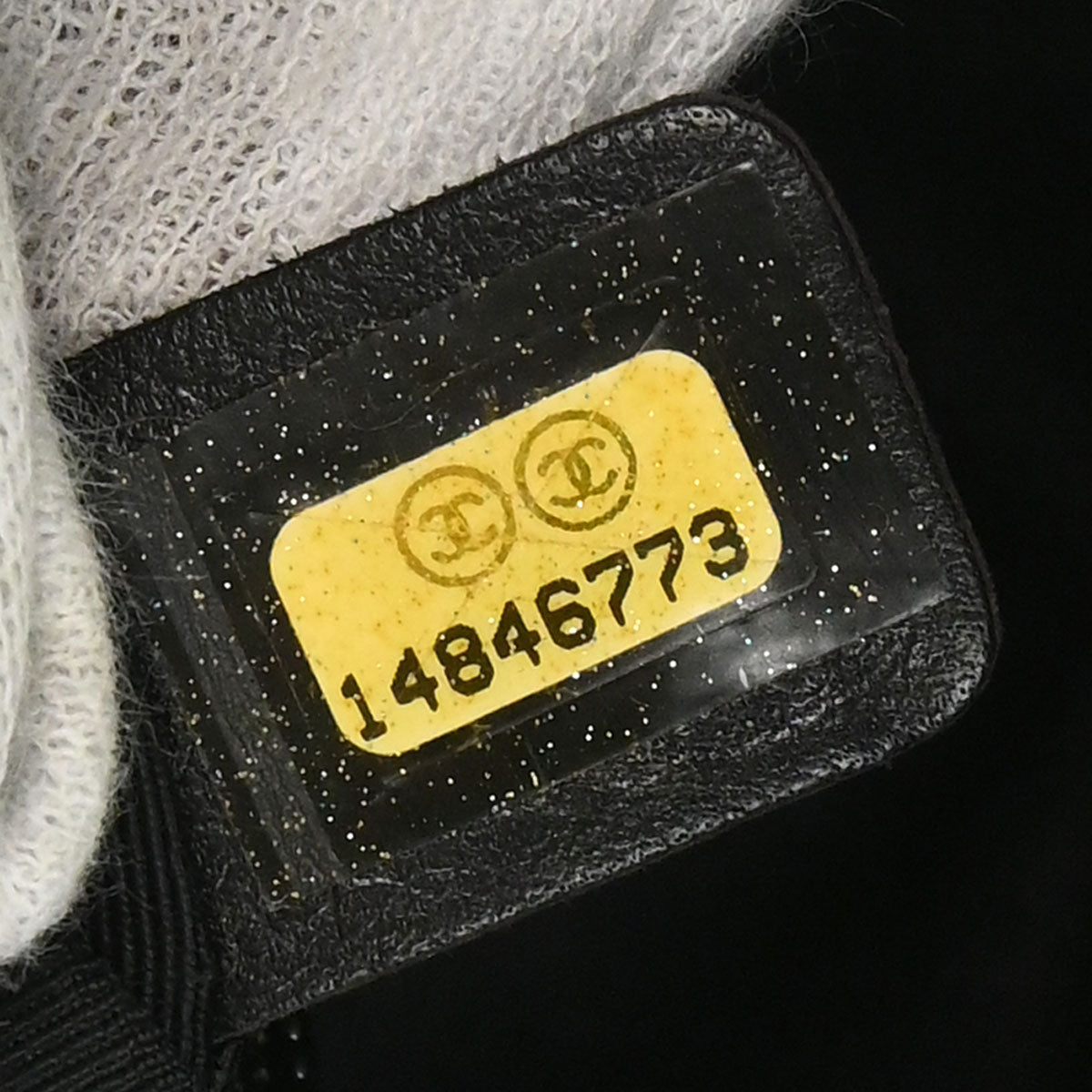 Chanel 2010-2011 Black Lambskin Clutch Bag