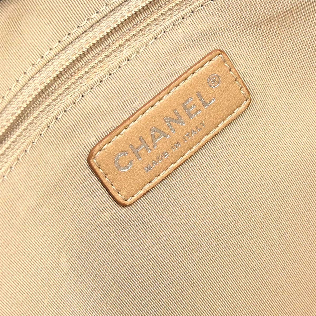 Chanel 2011 Black Caviar Skin Chain Expandable Tote Bag