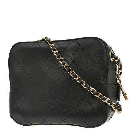 Chanel 2019 Black Calfskin Camera Bag Shoulder Bag