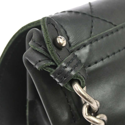 Chanel 2013-2014 Black Calfskin Paris-Edinburgh Highlander Messenger Bag