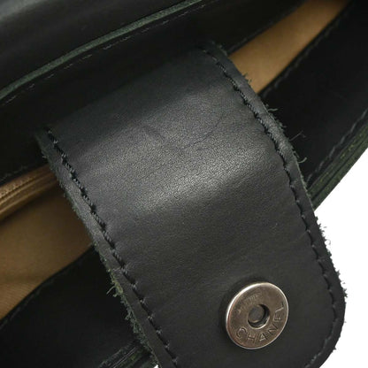 Chanel 2013-2014 Black Calfskin Paris-Edinburgh Highlander Messenger Bag