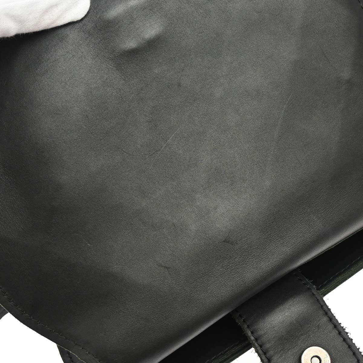 Chanel 2013-2014 Black Calfskin Paris-Edinburgh Highlander Messenger Bag