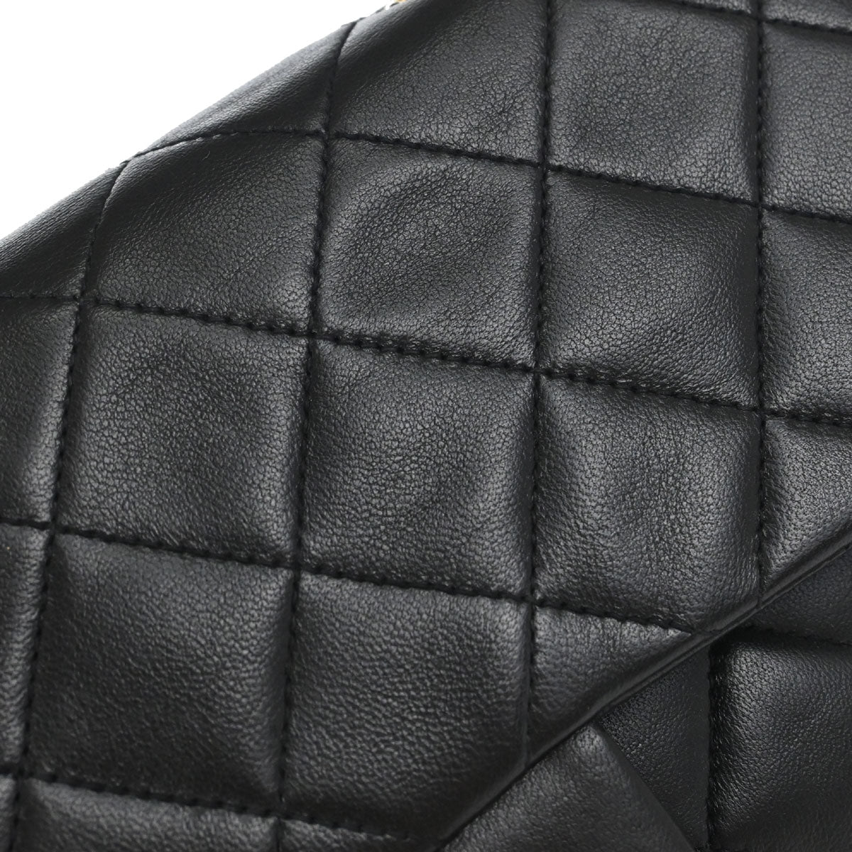 Chanel Black Lambskin Small Classic Double Flap Shoulder Bag