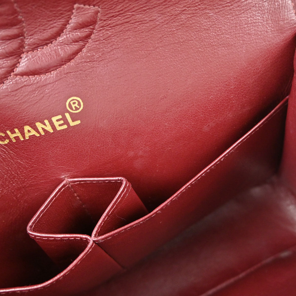 Chanel 1991-1994 Black Lambskin Medium Classic Double Flap Shoulder Bag